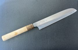 Antique Japanese Chefs knife signed by the maker A
