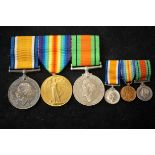 World War One together with World War Two medals a