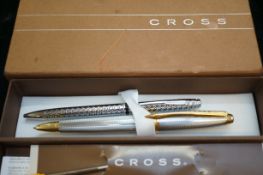 Two Cross ballpoint pens