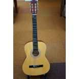 Hohner acoustic guitar with soft case (stand not i