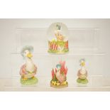 Beswick Beatrix Potter Jemima puddle duck x2 ,Beat