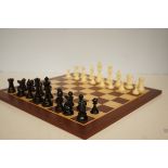 Good quality chess board & chess pieces