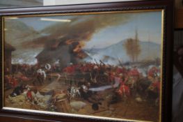 The Battle Rorke's drift 1879 framed print