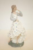 Large Nao figure of a dancing lady Height 37 cm