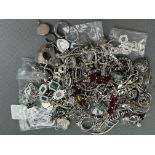 Large collection of silver jewellery - majority si
