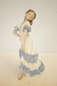 Large Nao figure of a dancing lady Height 30 cm
