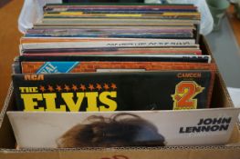 Collection of LP's to include John Lennon & Elvis