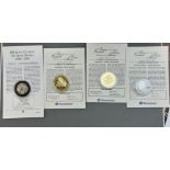 West minister coin collection - 2 silver coins & 2