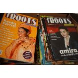 Box of Folk roots magazines