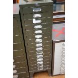 15 Draw metal filing cabinet