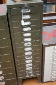 15 Draw metal filing cabinet