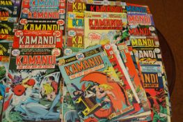 A collection of 26 Kamandi DC comic books from the