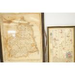 2x Late 18th century maps of Northumberland - 1 wi