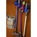 4 Dyson V7 motor head vacuum cleaners - untested s