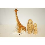 Possibly Russian giraffe together with two sylvac
