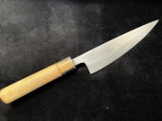 Antique Japanese chefs knife signed by famous make