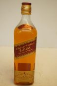 75cl Johnnie Walker Red label whisky
