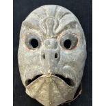 Antique 1600-1868 Japanese kapa Tengu Men Mask. O