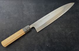 Antique Japanese Chefs knife signed " Sakai ICHIM