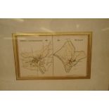 Early map great & little Bolton & Wigan engraved b