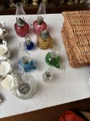 8 Small oil lamps