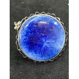 Ruskin pin brooch (stamped Ruskin)