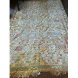 Large ornate floor rug possibly Afghan