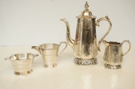 Walker and Hall jug and bowl together with early 2