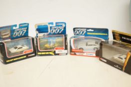 Corgi 007 model vehicles x4