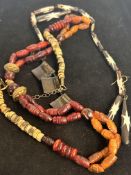 Tribal art necklaces
