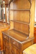 Dutch style dresser, possibly ercol (damage to lip