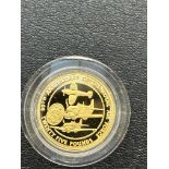 24ct Gold 1998 Guernsey gold proof 25 pound coin W