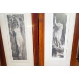 A pair of early 20th century nudes both signed in