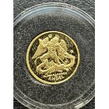 The smallest gold coins in the world collection 24