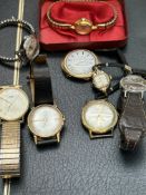 Collection of vintage Timex wristwatches