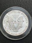 1990 United states of America silver eagle 1 troy