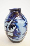 Moorcroft vase blue lagoon limited edition 75/100