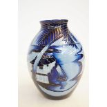 Moorcroft vase blue lagoon limited edition 75/100