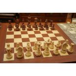 Wooden chess set