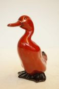 Royal Doulton flambe duck