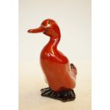 Royal Doulton flambe duck