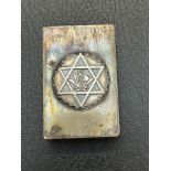 828 Silver matchbox holder