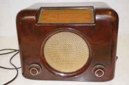 Early bakelite bush radio