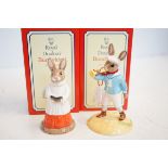 2 Doulton bunnkykins boxed