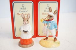 2 Doulton bunnkykins boxed