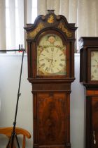 Early 19th century longcase clock with moon phase