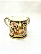 Royal crown derby 2451 loving cup Height 4 cm