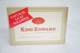 Box of King Edward cigars (50), sealed and unopene
