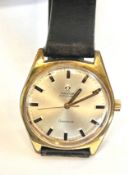 1969 Omega automatic Geneve wristwatch. Champagne