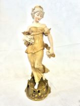 Turn Wein Austrian figure of a lady Height 38 cm